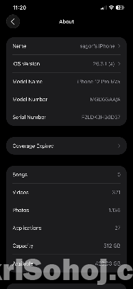 Iphone 12 Pro Max - 512 GB - 88%Bh